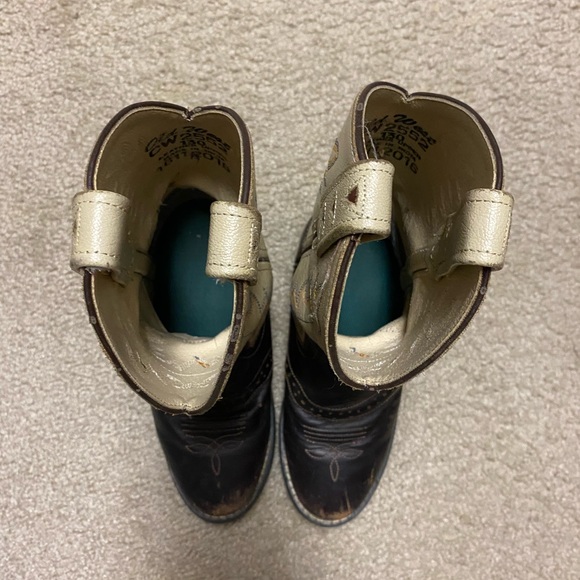 Old west boys cowboy boots - Picture 3 of 3